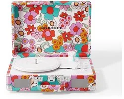 Crosley Cruiser Plus platenspeler - Groovy bloemen - Bluetooth in/uit