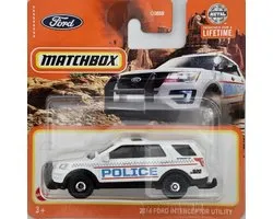 Matchbox Interceptor Utility 2016 Police White (1:64)