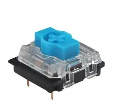 Low-Profile-Schakelaar KS-27 Rood Blauw Bruin As 3-polig voor Low-Profile-Schakelaar Mechanisch Toetsenbord K1 K7 NuPhy Air75 (Kleur: Blauw 70 stuks)