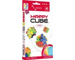 SmartGames Happy Cube Pro - 6 Schaumpuzzels in 2D & 3D - Breinbreker voor Doordenkers - Vanaf 7 Jaar tot Volwassen