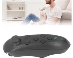 Store_7 - Mini VR-afstandsbediening - Draadloze Bluetooth Gamepad - Ergonomisch ontwerp - Zwart - Selfie Timer-joystick - Geschikt voor Android en ...