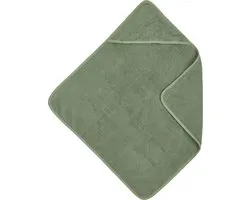 Meyco Baby Uni badcape - badstof - forest green - 75x75cm