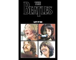 The Beatles - Let It Be Textiel Poster - Multicolours