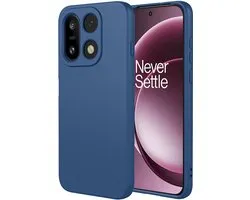 Étui MobyDefend - Compatible avec OnePlus 15 - Coque arrière Siliconen mate - Blauw