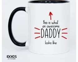 Best Dad mok - Vaderdag cadeau - Vaderdag - Vaderdag cadeau met tekst - Cadeau voor man - Cadeau voor hem - Mannen cadeautjes - Papa cadeau - Mokken en bekers - Cadeau voor vader - Valentijndag - Theeglazen - Koffiemok