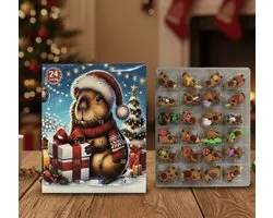 capybara adventskalender - 24 capibara figuurtjes - mystery box - adventskalender kinderen - speelgoed - verrassingen - verrassingscadeau - cadeau - sinterklaas