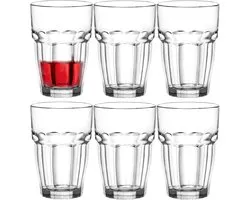 Rocco Bormioli Rock Bar Slim Longdrinkglas - 0.36 l - 6 stuks