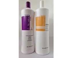 Fanola Après-Shampooing Nourrissant 1000ml + Shampooing No Yellow 1000ml