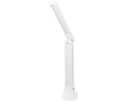 PURElite 2-in-1 Flip Lamp & Zaklamp: Oplaadbaar: Wit