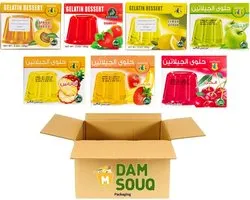 Damsouq® Jelly Mix Package Blue Mill Jelly 7 saveurs (7x 85 Grammes)