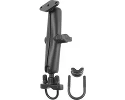 RAM Mount Handlebar U-Bolt Double Ball Mount Camera, Mobiele telefoon/Smartphone, Navigator Zwart Actieve houder