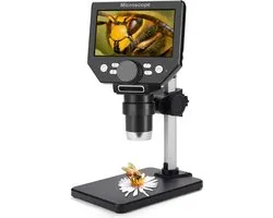 Microscoop - Wetenschap - Digitale Microscoop - Incl. Camera - Compatible met Smartphone - Elektrisch