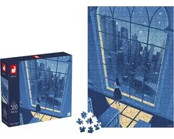 Janod - Kidult puzzel - De blauwe nacht - 500 Stukjes