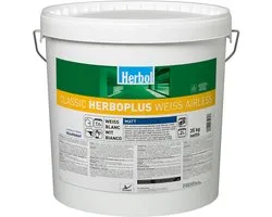 Herbol Classic HerboPlus WIT - Airless verspuitbare muurverf 35KG