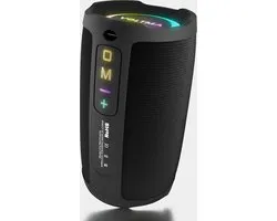 Haut-parleur Bluetooth Voltma Fusion , haut-parleur portable et sans fil de 10W, éclairage RVB avec étanchéité IPX5, Bluetooth 5.2 et son surround 360°, jusqu'à 5 heures d'autonomie avec port AUX, TF et USB