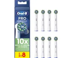 Oral-B Cross Action Pro - Opzetborstels - Met CleanMaximiser Technologie - 8 Stuks