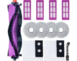 Accessoireset voor Eureka J15 Pro Ultra / J15 Ultra robotstofzuiger, reserveonderdelen, 1 hoofdborstels, 4 HEPA-filters, 4 dweilpads, 4 stofzakken, 1 borstel