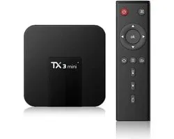 Smart Android TV Box 4K 6K Media Player avec 4 Go de RAM et 32 Go de ROM, Dual WiFi et Bluetooth