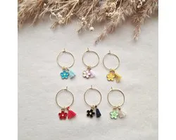 Boucles d'oreilles d'oreilles pierres vertes - placage acier inoxydable 14 carats - astuce cadeau