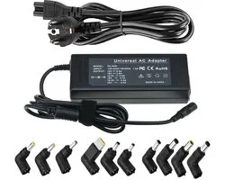 Chargeur Universel Laptop 45W 65W 90W - Câble 2m Noir Multi-Marques