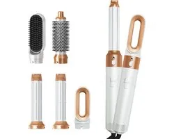 5 in 1 multi styler - trendy airstyler - Wit/Goud