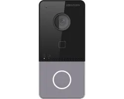 Hikvision DS-KV6113-WPE1(C) IP video intercom 2MP Wi-Fi deurbel met PoE, Mifare kaartlezer en alarm