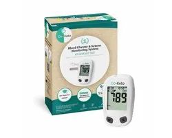 Go-Keto | Kickstart Set | Ketone & Bloed Glucose Meter (mmol/L) | 1 x Go-Keto Kickstart Set  | Ketose dieet | Ketonentest