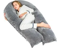 Strex de maternité Strex XXL - 280cm - Housse amovible - Oreiller de couchage latéral / Oreiller de corps / Oreiller de corps / Oreiller d'allaitement