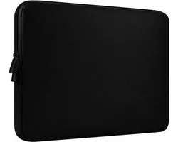Neopreen Soft Sleeve Voor de Apple Macbook Air / Pro 13 Inch - 13.3" Laptop Hoes Case - Zwart