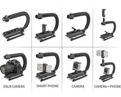 Stabilisator Statief Handheld - U-Rig Pro Smartphone Video Rig - U - Handheld Telefoon Stabiliserende Fotografie - Stabilisator DSLR - Video-actie Stabiliserende Handgreep Handheld-stabilisator