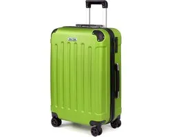Valise Medium TAN.TOMI - 65 L - Valises - Valise à roulettes - Valise à combinaison - Légère et robuste - Vert