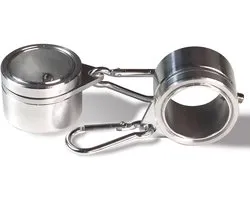 OUYLAF vlagcorrector - vlagcorrector set | 30mm diameter - vlagcorrector 30mm - Vlagcorrector - Een paar - Vlaggenmast Ringen - Flag Fixer - Zilver - Dodenherdenking