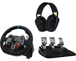 Casque de jeu LOGITECH G G435 + volant de Gaming G29 Driving Force PlayStation 4, PlayStation 5, PC