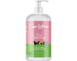 ORS Curlshow Curl Creator Produit coiffant avec Collagène, huile d'avocat et panthénol pour plus de force, de brillance et une meilleure croissance des cheveux - 473 ml