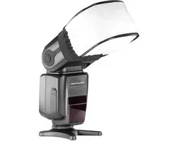 Universele Soft Mini Flash Diffuser Hoed voor Speedlite Flitsers - Verbeterde Lichtverspreiding, Geschikt voor Canon, Nikon, Godox en Yongnuo Flitsers