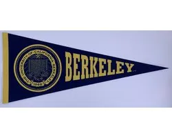 Berkeley University - University of California - California Uni - Universiteit van Californie - UCB - NCAA - Vaantje - American Football - Sportvaantje - Wimpel - Vlag - Pennant - Universiteit - Ivy League amerika - 31 x 72 cm