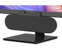 TopChoice® Pc speakers - Luidspeakers - Mini soundbar - 8 Watt - Zwart