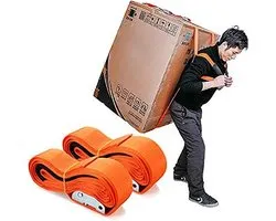 Lifting and Moving Tires, Shoulder Dolly, Single Person Handling Artifact Moving Artifact Heavy Goods Carrying Belt