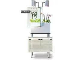 aquarium design aquarium brio Aquaponics WIT INCL meubel complete set