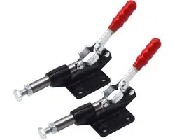 Rocker Clamp, Guador 2 Pcs Iron Galvanized Quick Fixed Toggle Clamp for Welding Woodworking Mold and Machine Operation - ShopVlot