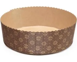 Ovenvaste papieren bakvormen voor Panettone laag - 30 stuks