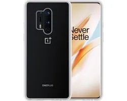OnePlus 8 Pro Etui en Siliconen Transparent Cover - OnePlus 8 Pro Case Housse en Siliconen - transparent