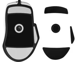 kwmobile muis voeten sticker geschikt voor ROCCAT Kone XP - Computermuis glijder - Stickers in zwart