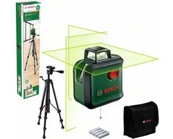 Bosch AdvancedLevel 360 Set - 360° Kruislijnlaser - Inclusief Statief - Opbergetui - Batterijen