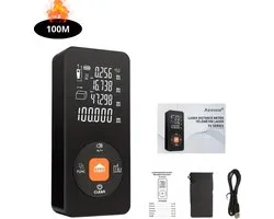 Livano Laserafstandsmeter - Laser - Afstandsmeter - Afstandmeter - Rangefinder - Digitale Meetlint - Precisiegereedschap - 100 Meter