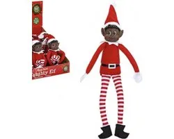 Jongen - Zwart/donkerbruin - Kerst - pop - Kerstmis traditie - naughty elves - Elves behavin badly