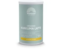 Mattisson / Curcuma Latte «Goldenmilk sweetened» cannelle de Ceylan - Coco BIO - 175 grammes
