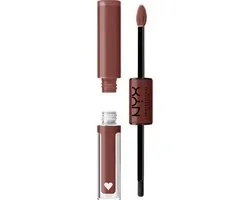 Nyx Professional Makeup Shine Loud High Shine Lip Color - Boundary Pusher - Glanzende Vloeibare Lippenstift - Bruin