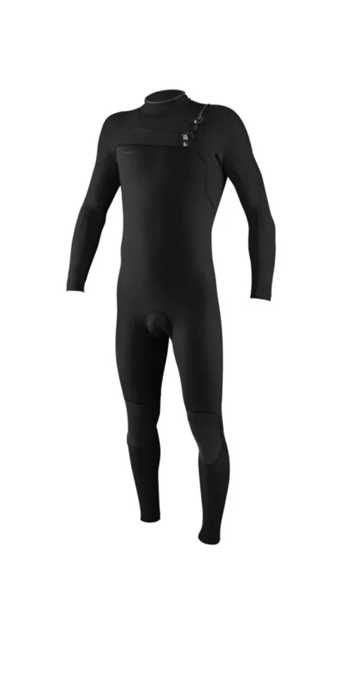 O'Neill Hyperfreak Mens 5/4+ Chest Zip Full Wetsuit Black