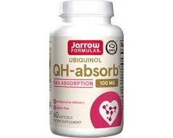 QH-Absorb 100mg 60 softgels - ubiquinol (gereduceerd co-enzym Q10) | Jarrow Formulas